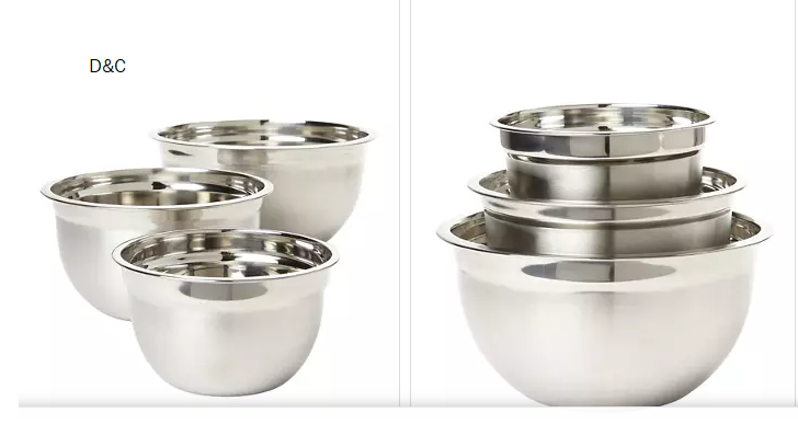 Cooks Tools™ 3 Piece Mixing Bowl Set