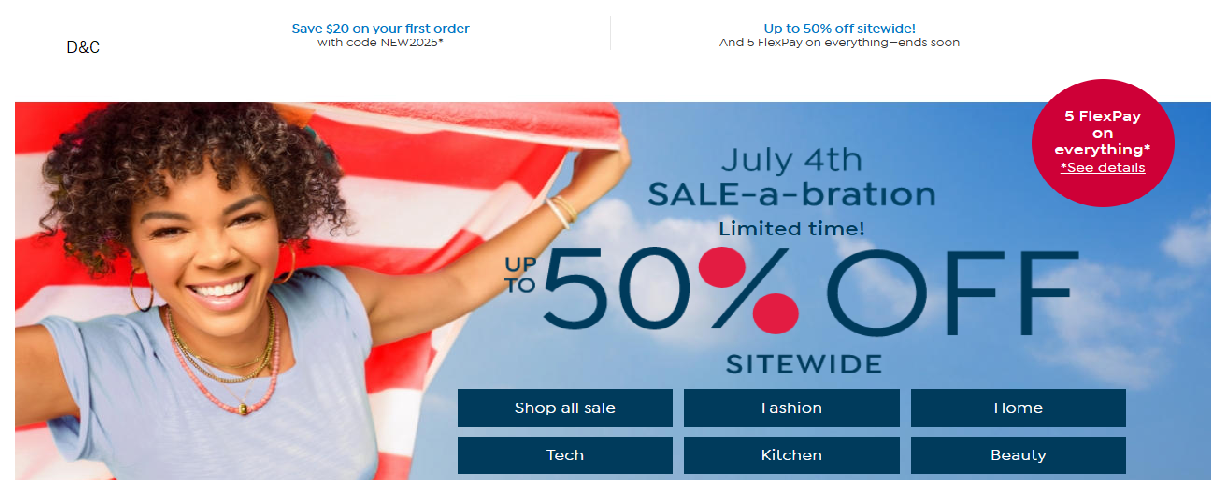 $25 off $50 Today only at HSN