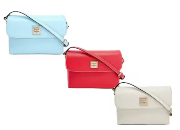 Dooney & Bourke Saffiano Leather Rena Flap Crossbody