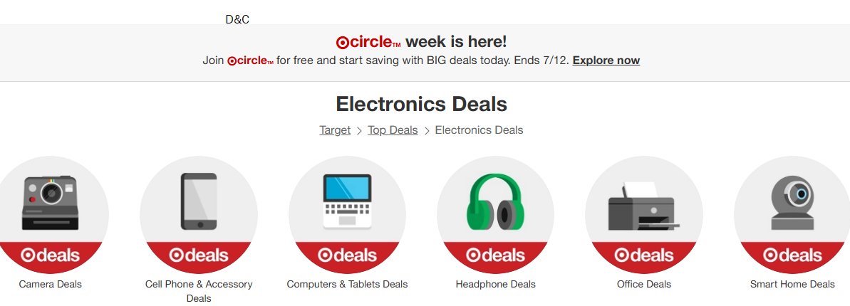 Electronics Deals at Target