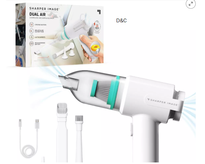 Sharper Image Cordless Handheld Vacuum and Blower