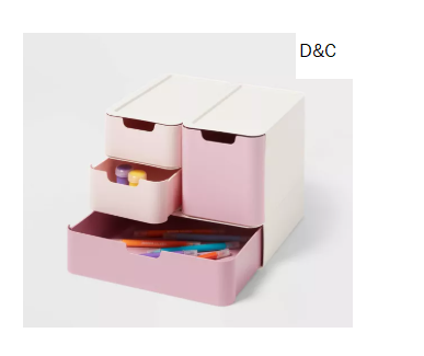 Modular Storage Drawer Set Pink – Brightroom™