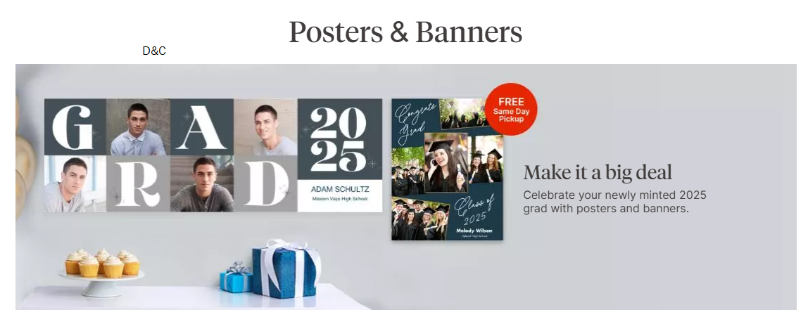 Walgreens 11×14 Poster for $1.99