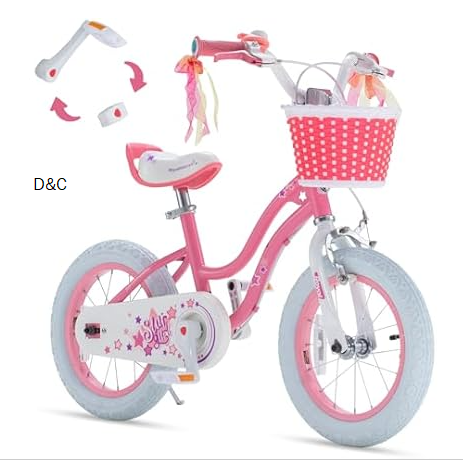 RoyalBaby EZ Stargirl Bike 12In Ages 3-4