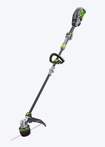 EGO POWER + POWERLOAD with LINE IQ 56-volt 16-in Telescopic Shaft Battery String Trimmer 4.0 Ah (Battery Included) (Charger Included)