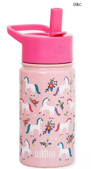 Magical Unicorns 14 oz Stainless Steel Water Bottle