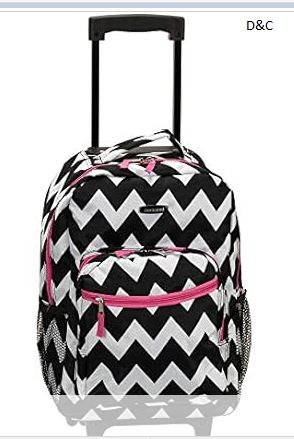 Rockland Double Handle Rolling Backpack – Free shipping for Prime members