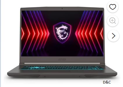 MSI Thin 15.6 inch FHD 144Hz Gaming Laptop AMD Ryzen 5 7535HS NVIDIA GeForce RTX 4060 – 16GB DDR4 512GB SSD Gray (2025)
