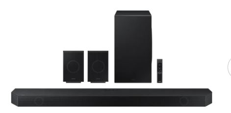 Samsung – HW-Q990D/ZA 11.1.4 Channel Q-Series Soundbar with Wireless Subwoofer and Rear Speakers