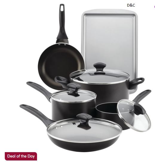 Farberware Dishwasher Safe Nonstick Cookware Pots and Pans