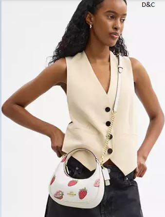 COACH OUTLETCarmen Mini Crossbody Bag With Strawberry Prin