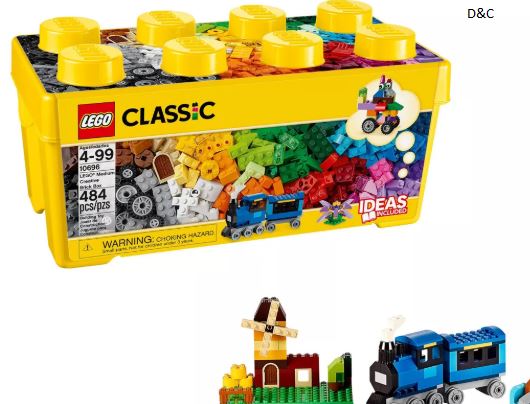 LEGO Classic Medium Creative Brick Box Building Toys for Creative Play, Kids Creative Kit 10696