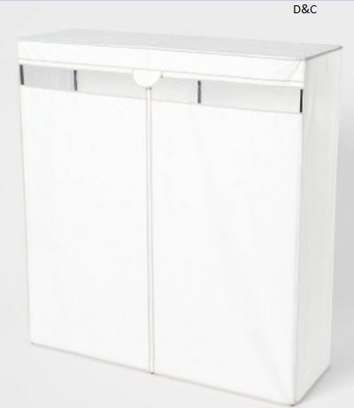 Brightroom Modern Minimalist Laundry Storage Closet Organizer 60″ Wide Whit