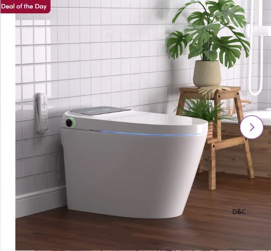 SMT2215C BCAN Smart Toilet With Tankless Bidet Wash