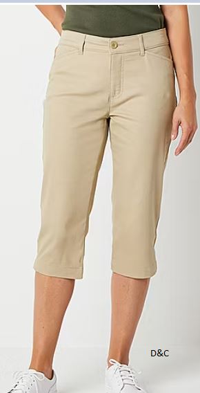 St. John’s Bay Secretly Slender Womens Mid Rise Capri Pant