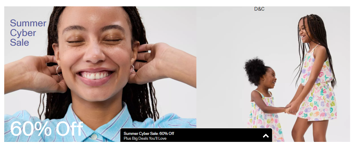 Gap Factory has new sale.