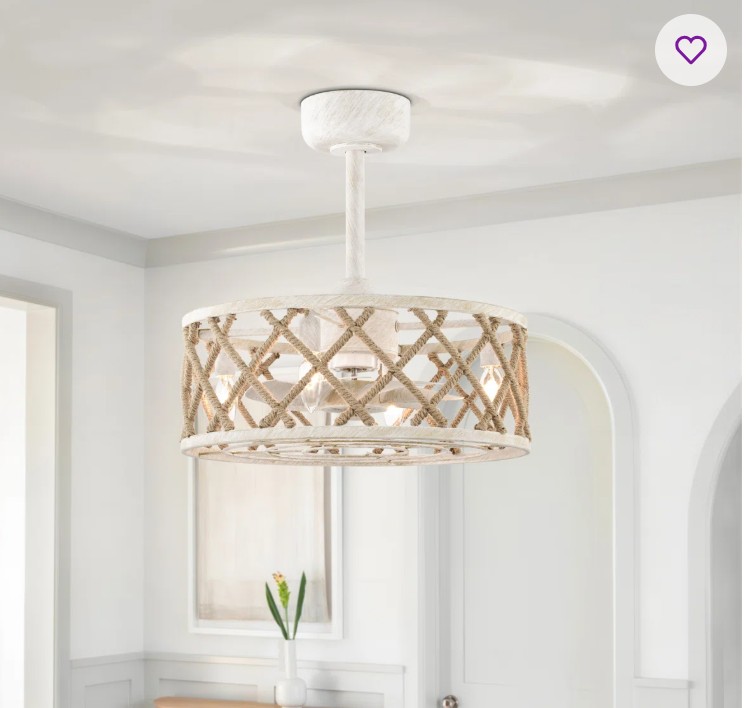 Bahena 18.5” Ceiling Fan with Light Kit