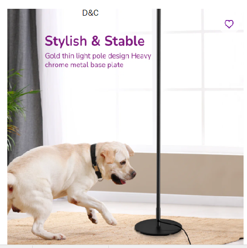 Allana 57.5″ Dimmable LED Novelty Corner Floor Lamp