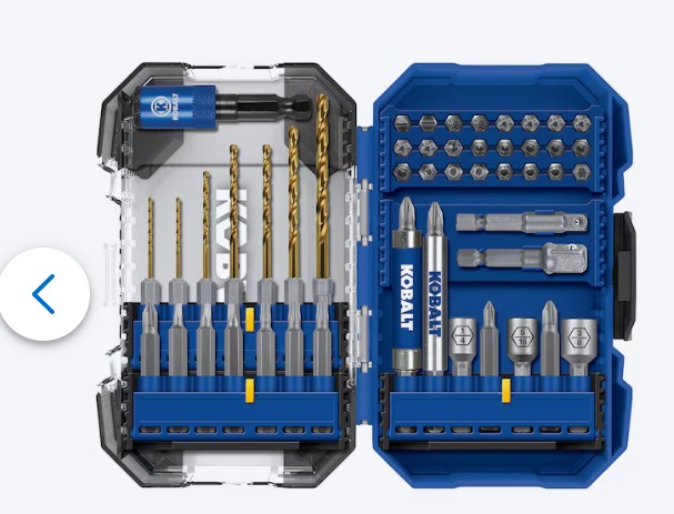 Kobalt Screwdriver Bit Set 50 -Piece