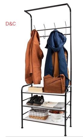 SPOFLYINN TV Stand with 4 Invisible Storage Spaces