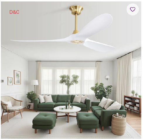 Nicola 60″ 3-Blade Modern Ceiling Fan With Remote Control