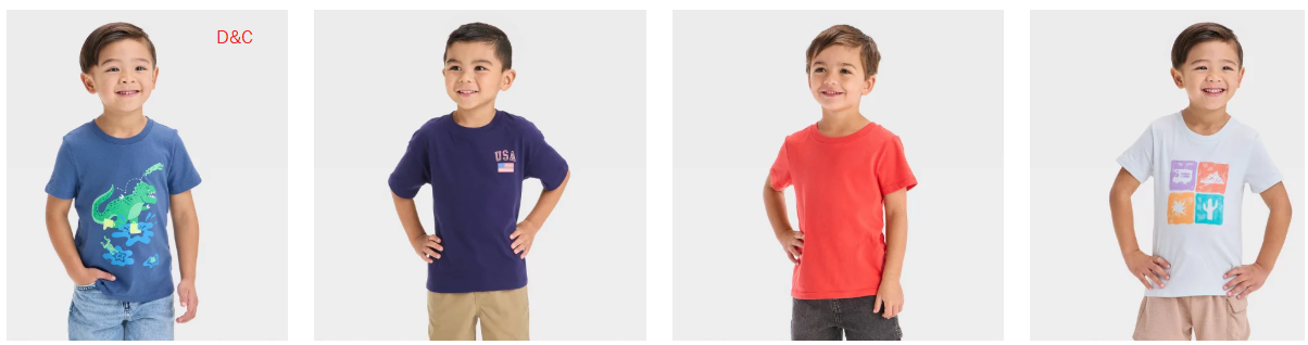 Cheap kids clothing at target