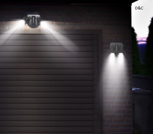 Universal Motion Activated Dual Security Light
