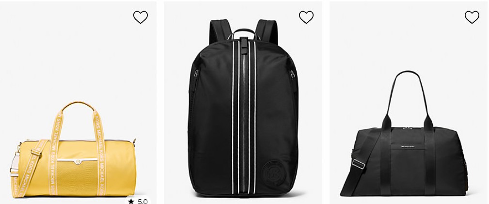 Jet Set Large Logo Tape Nylon Weekender Bag