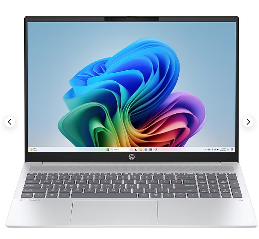 HP OmniBook 5 16″ 2K Laptop, Copilot+ PC, AMD Ryzen AI 5 340, 16GB RAM, 512GB SSD, +16.75 Hour battery, Windows 11 Home