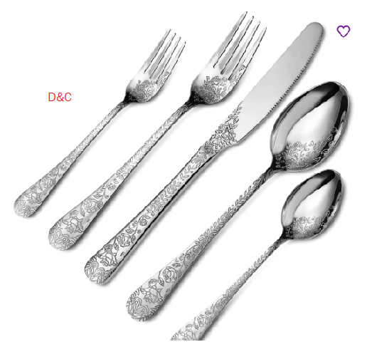 Red Barrel Studio® Culosio Stainless Steel Flatware Set – Service for 4