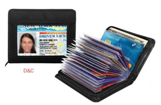 RFID Blocking Slim Leather Wallet – Assorted Colors