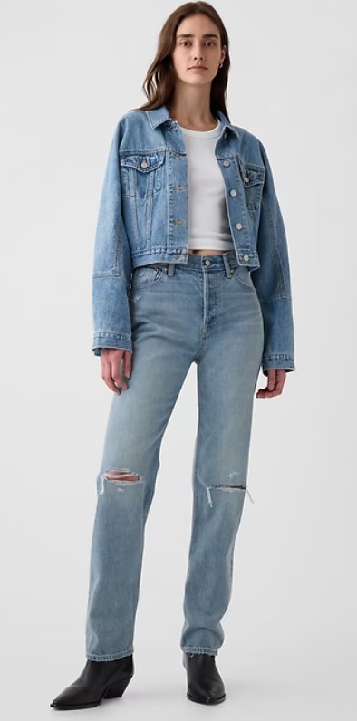 High Rise Rigid ’90s Straight Jeans