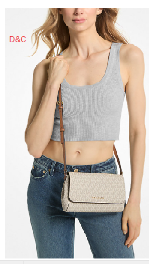 Michael Kors Outlet Greenwich Medium Saffiano Leather Satchel