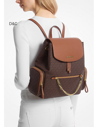 Michael Kors Outlet Jet Set Large Logo Backpack