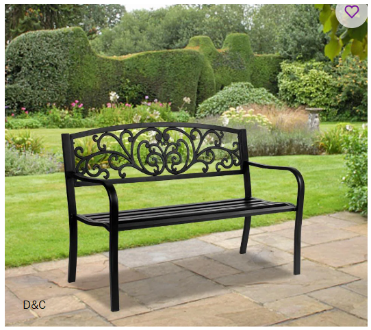 Rishaan Steel Outdoor Bench
