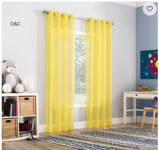 Caspian Voile Sheer Grommet Curtain Panel