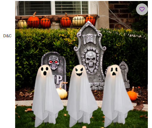 Battery Operated Lighted Ghosts