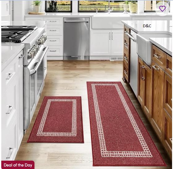 Xamiera Washable Kitchen Mat (Set of 2)