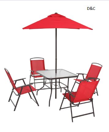 6 Piece with Umbrella is EVEN CHEAPER!!!