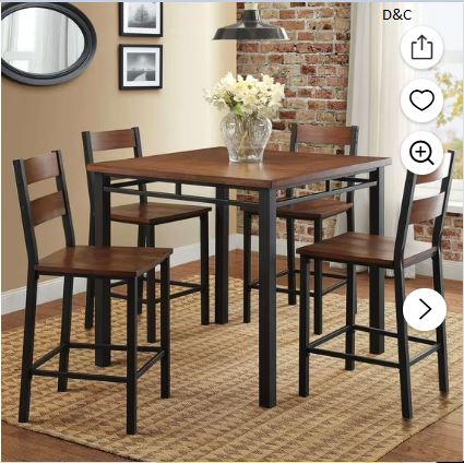 5 Piece Counter Height Dining Table