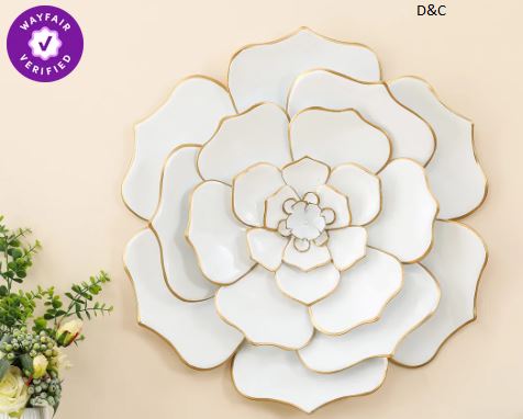 Handmade Boho Plants & Flowers Wall Decor on Metal