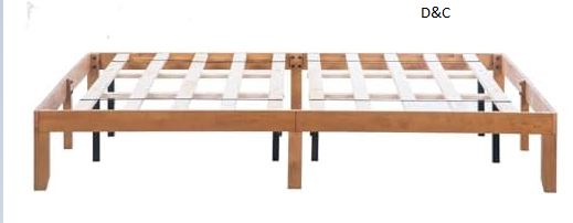 Classic Solid Wood Platform Bed Frame
