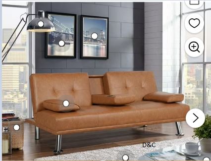 Uforic 3-Piece Dining Table Set for 4 People, Industrial Kitchen Table Set with 2 Bench, 47 ” Rectangular Dining Table and Dining Bench with Metal Frame, Brown