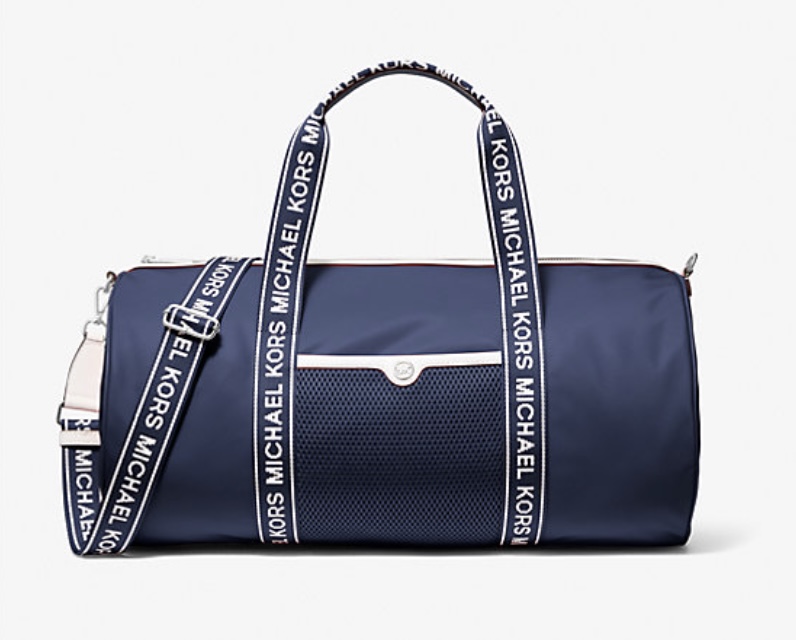 Michael Kors Jet Set Large Nylon Duffel Bag.