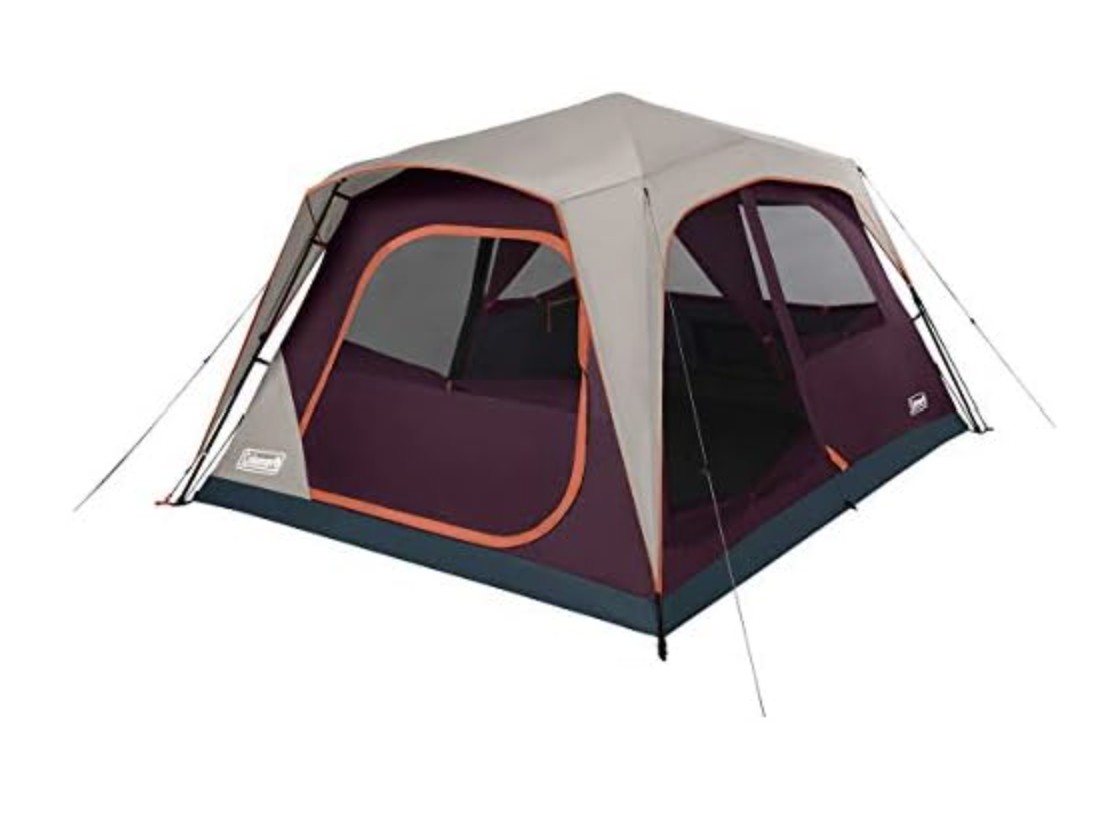Coleman Skylodge Instant Setup Camping Tent, Multiple Capacity Options, Weatherproof, with Convertible Screen Room, Room Divider, and Pre-Attached Poles