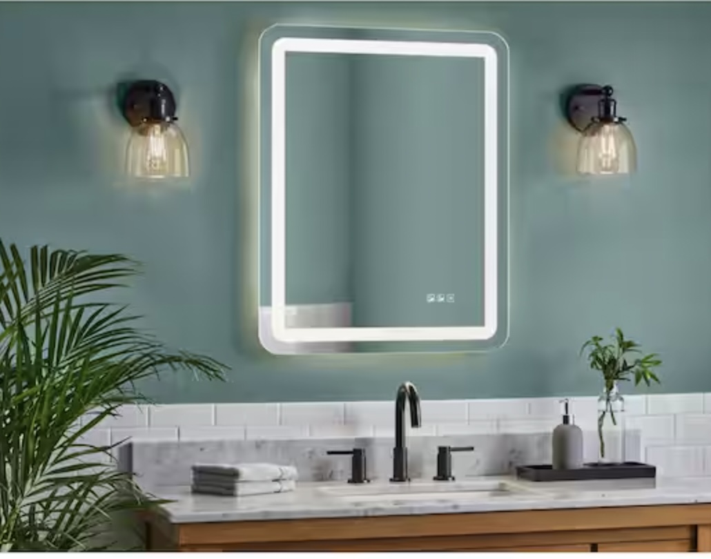 24″ x 30″ Frameless LED Vanity Mirror!