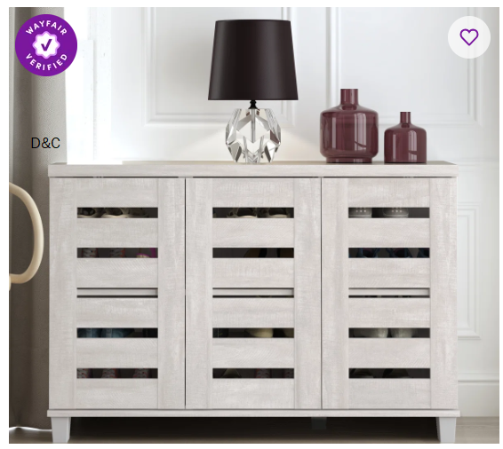 Lismore 16 Pair Shoe Storage Cabinet