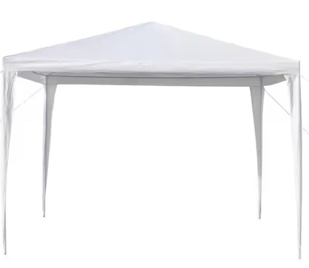 10 ft. x 10 ft. White Party Wedding Tent Canopy