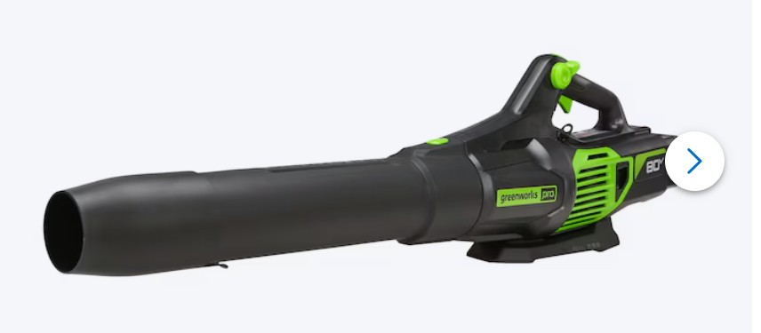 Greenworks Pro 80-volt 730-CFM 170-MPH Battery Handheld Leaf Blower Battery Not Included Charger Not Included