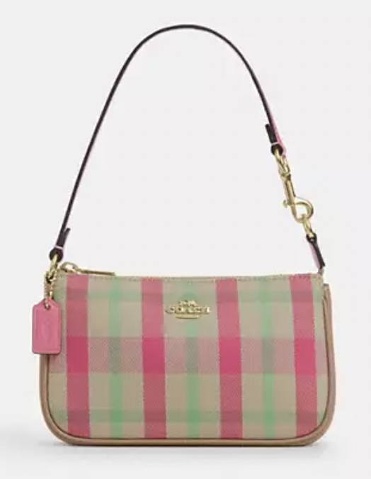 Coach Outlet Nolita 19 With Plaid Print
